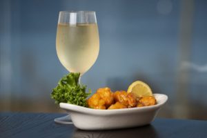 Fresh Local Caught "Bam Bam" Shrimp at Riverview Cafe