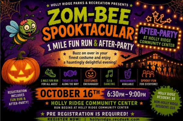 Zom-Bee Run at Holly Ridge Flyer